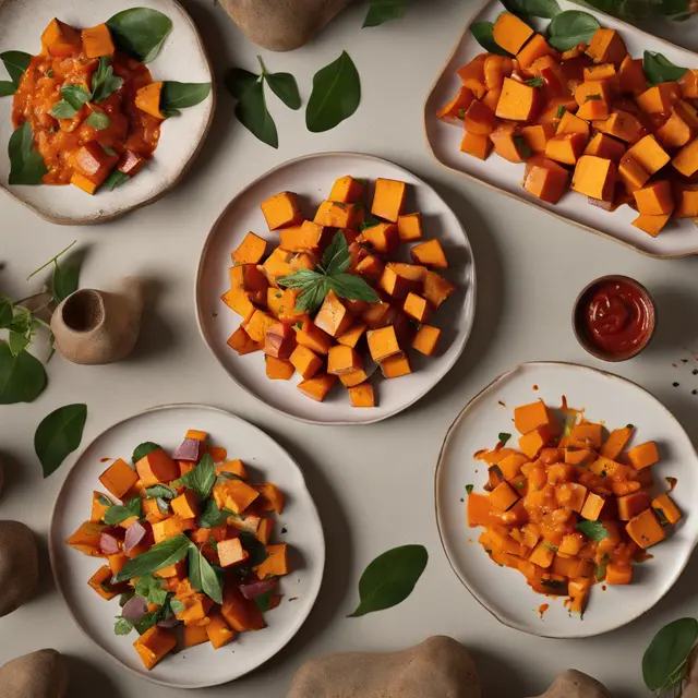 Foto de Sweet Potato and Agria Salad with Pepper Sauce