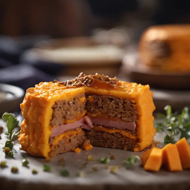 Foto de Sweet Potato Cake with Beef Filling