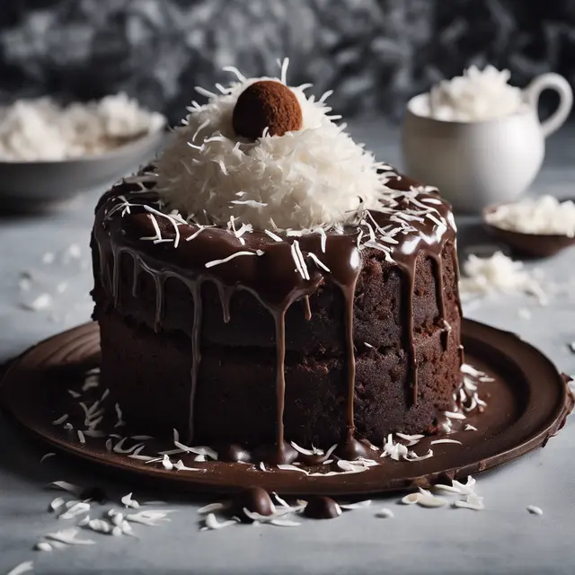 Foto de Chocolate and Coconut Cake