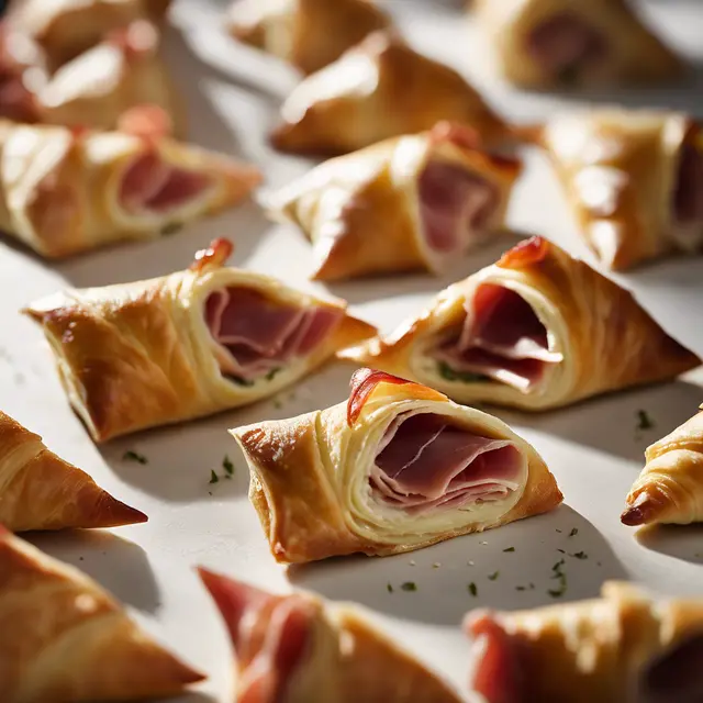 Foto de Crescent Roll Pastry Stuffed with Prosciutto