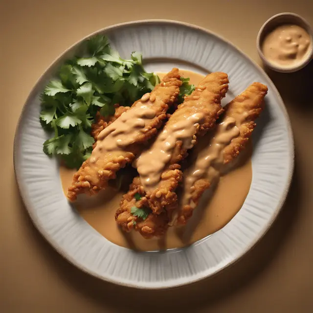 Foto de Chicken Fingers with Peanut Sauce