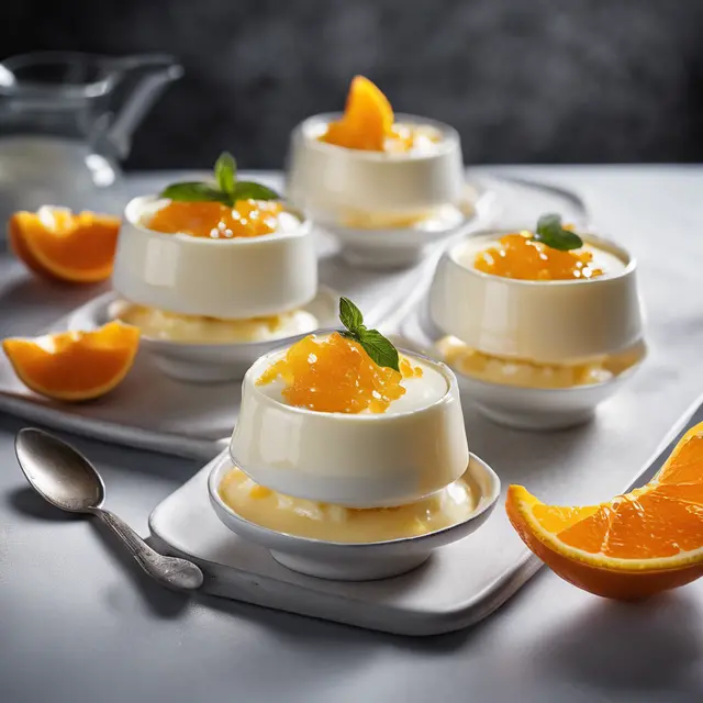 Foto de Ricotta and Orange Jelly Mousse