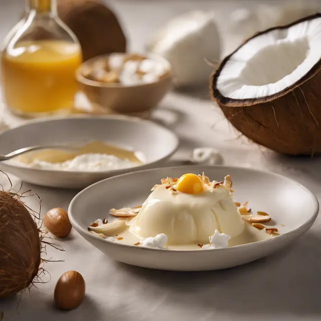 Foto de Coconut Cream with Cashew Syrup