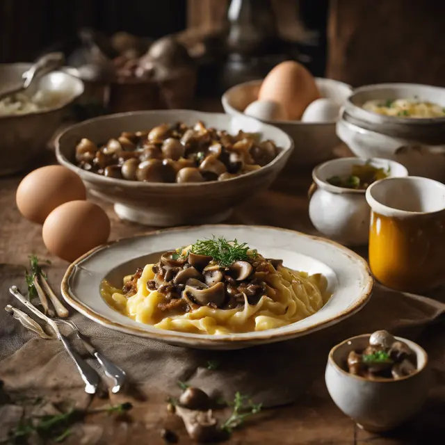 Foto de Egg and Mushroom Ragù