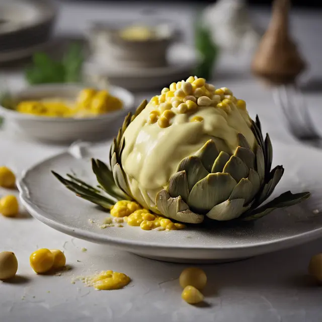 Foto de Artichoke with Corn Cream