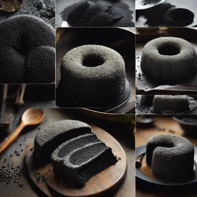 Foto de Black Sesame Ring Cake