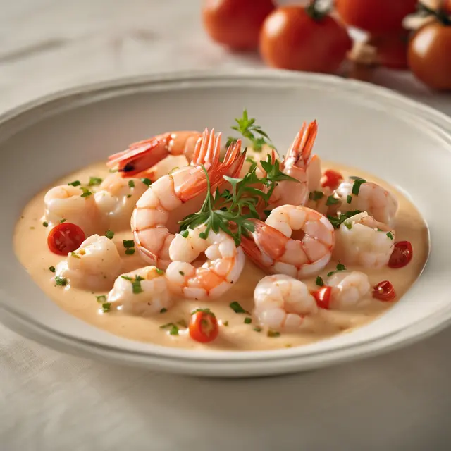 Foto de Shrimp with Creamy Cheese