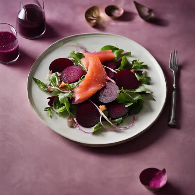 Foto de Beet Salad with Smoked Trout