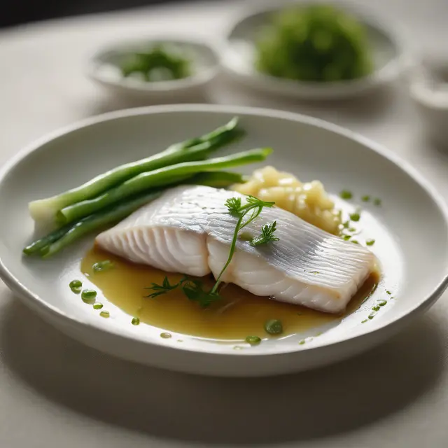 Foto de Silky Fish with Butter and Scallions