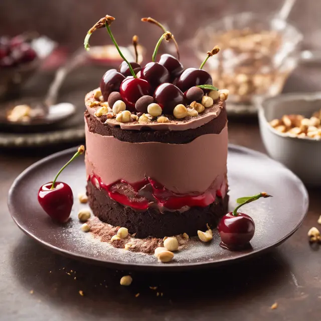 Foto de Chocolate Cherry Mousse Cake