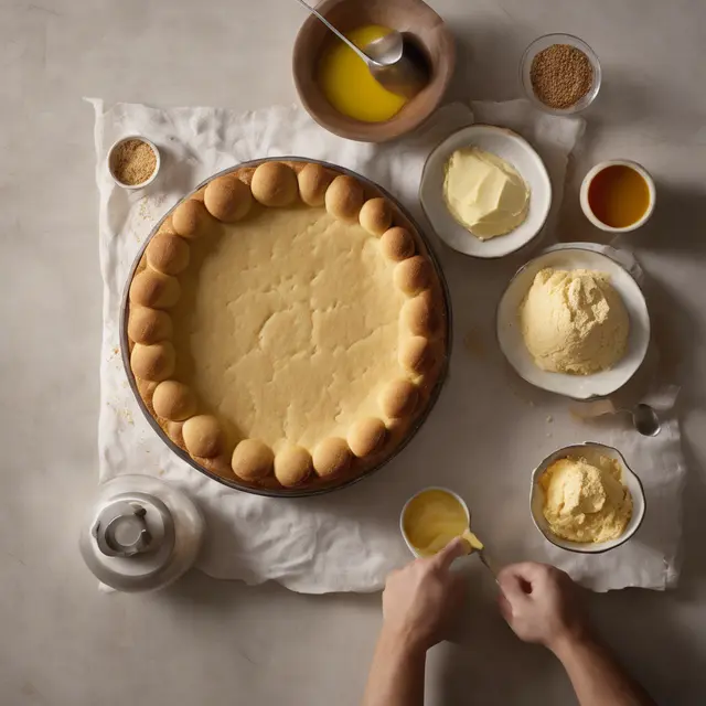 Foto de Basic Cake Dough with Biscuit for Torta