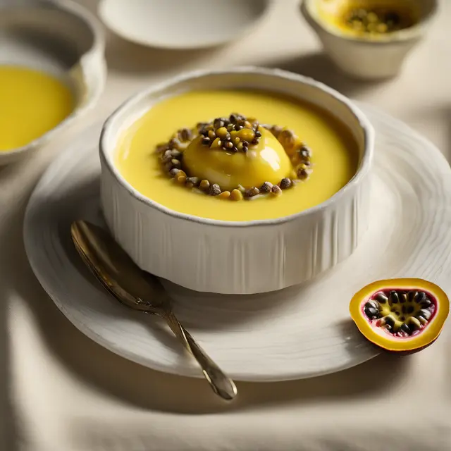 Foto de Passion Fruit Custard with Seeds