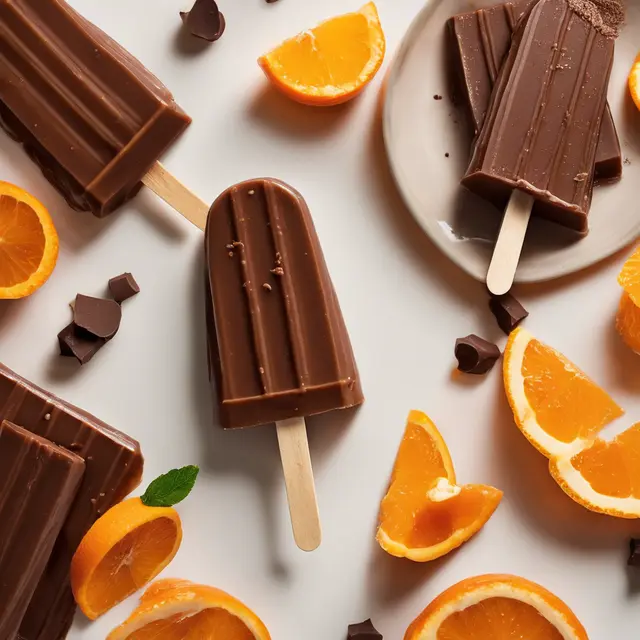 Foto de Chocolate Orange Popsicle