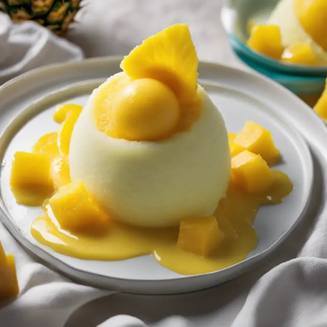 Foto de Pineapple Sorbet with Mango