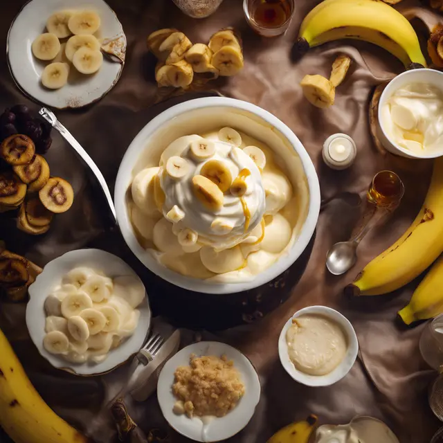 Foto de Flambéed Banana Pudding