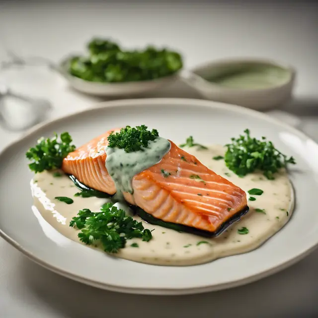 Foto de Salmon with Two Sauces