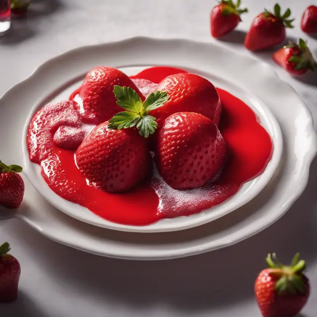 Foto de Red Strawberry Puree