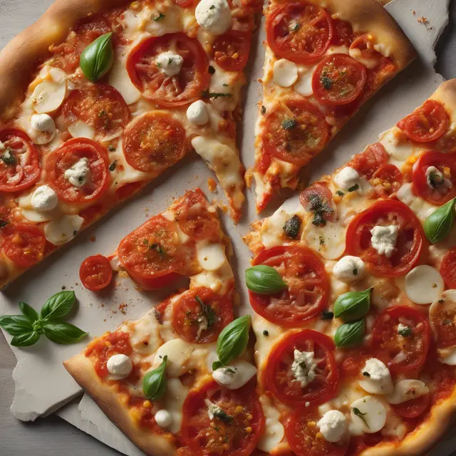 Foto de Tomato, Manioc, and Cheese Pizza