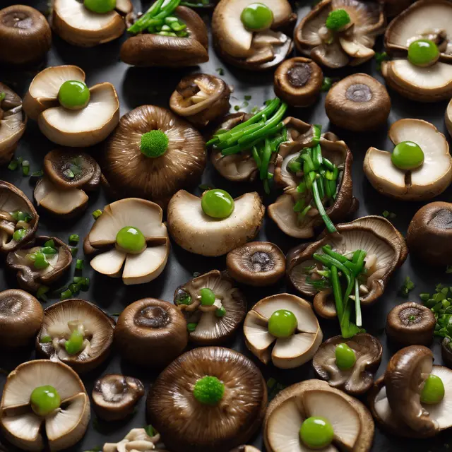 Foto de Sweet Shiitake Mushrooms with Scallions