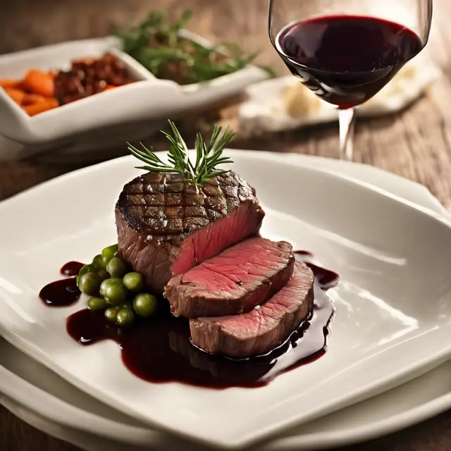 Foto de Red Wine Filet Mignon