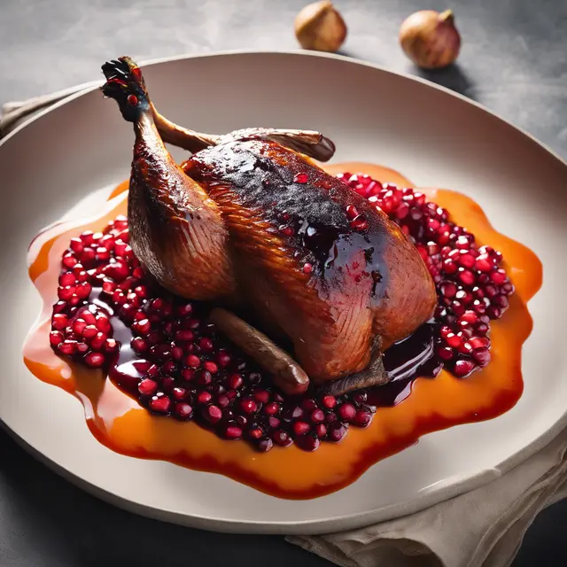 Foto de Pheasant with Pomegranate Glaze