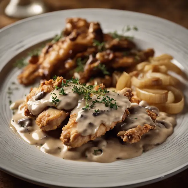 Foto de Chicken with Mushroom Sauce