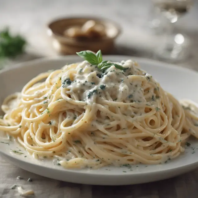 Foto de Spaghetti with Gorgonzola Sauce