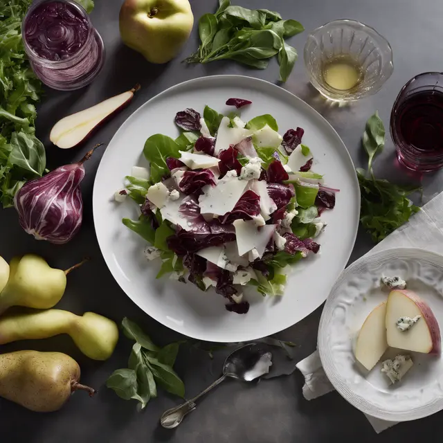 Foto de Gorgonzola, Radicchio, and Pear Salad