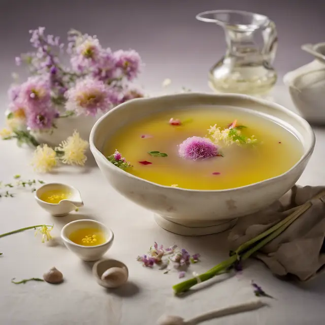 Foto de Flower Broth with Fubá