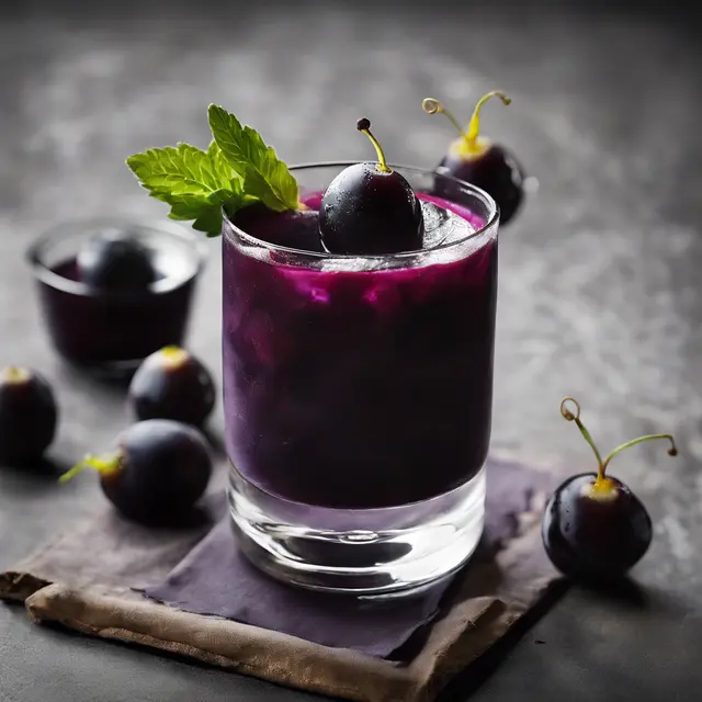 Foto de Black Plum Cocktail