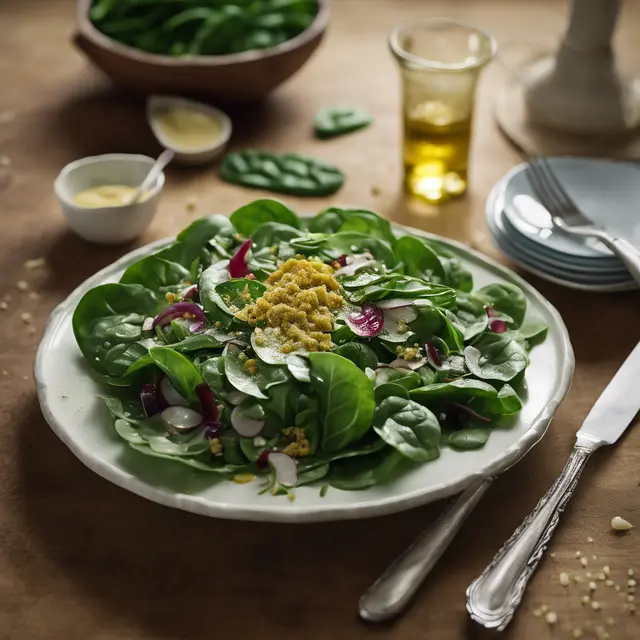 Foto de Spinach Salad with Mustard Dressing