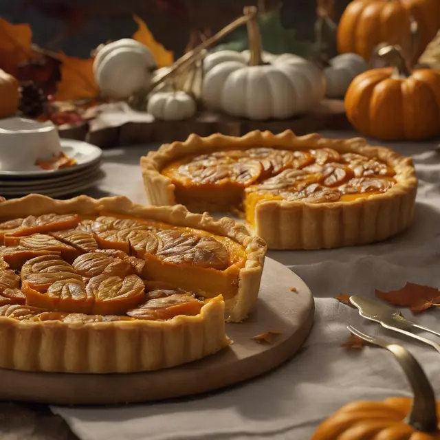 Foto de Pumpkin and Gorgonzola Tart