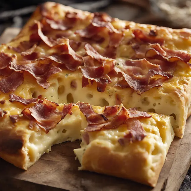 Foto de Cheese and Bacon Focaccia