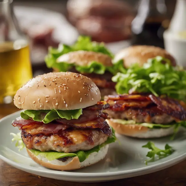 Foto de Pork Loin Hamburgers