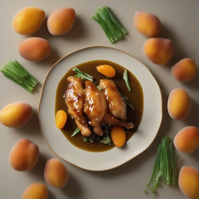 Foto de Chicken with Dried Apricot Glaze