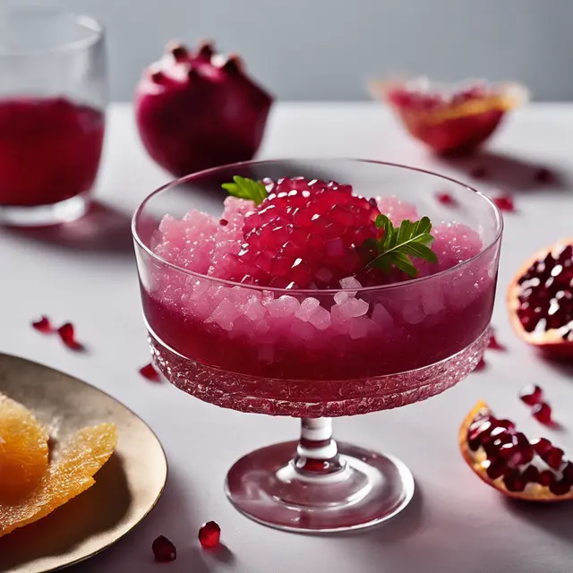 Foto de Pomegranate Granita with Cointreau