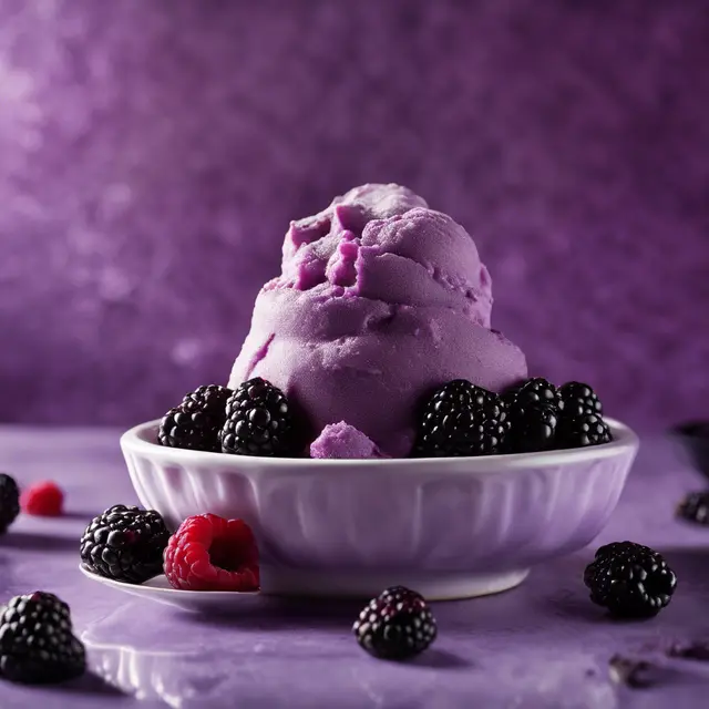 Foto de Blackberry Soufflé Gelato