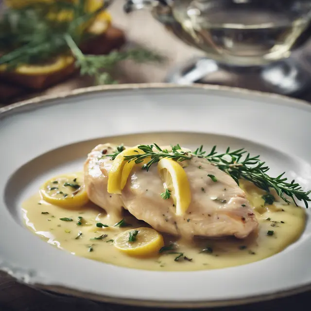 Foto de Chicken Fricassee with Lemon Sauce