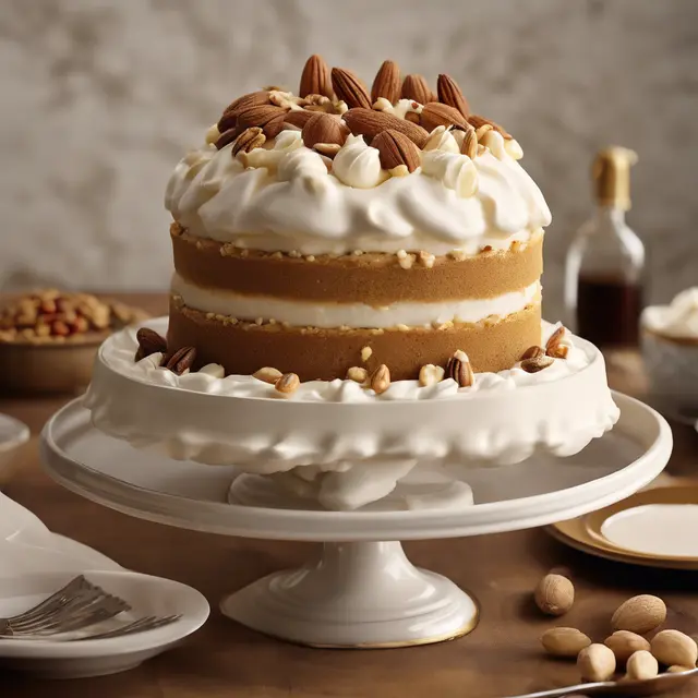 Foto de Marzipan Cake with Whipped Cream Frosting