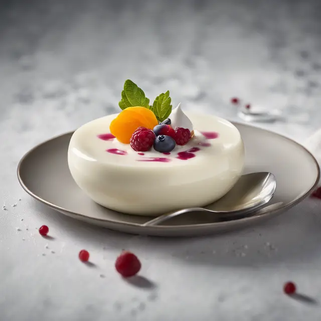 Foto de Damasco Yogurt Panna Cotta