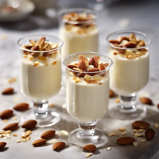 Foto de Creamy Milk Pudding with Toasted Almonds