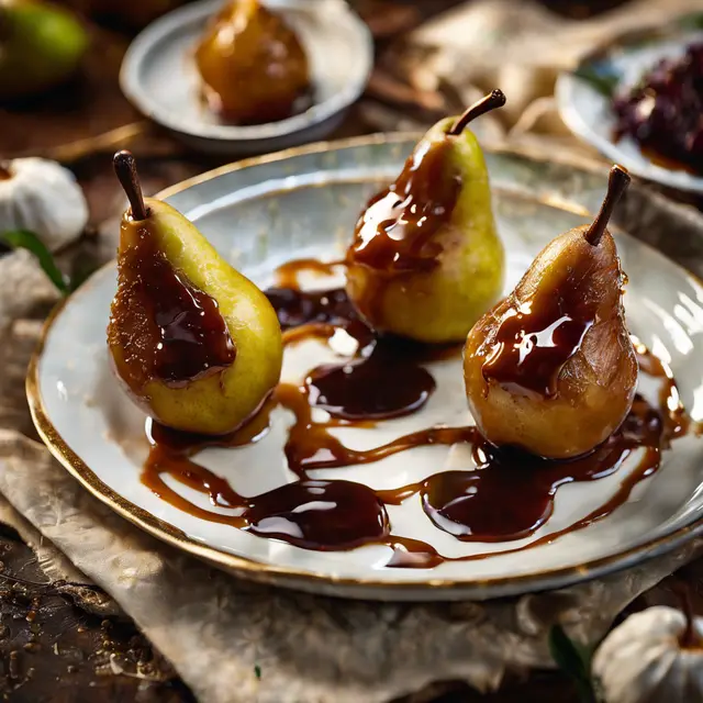 Foto de Stuffed Pears with Caramel Sauce