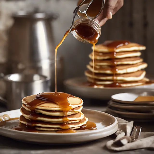 Foto de Buttermilk Pancakes with Caramel Sauce