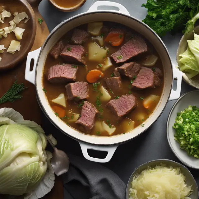 Foto de Beef and Cabbage Stew