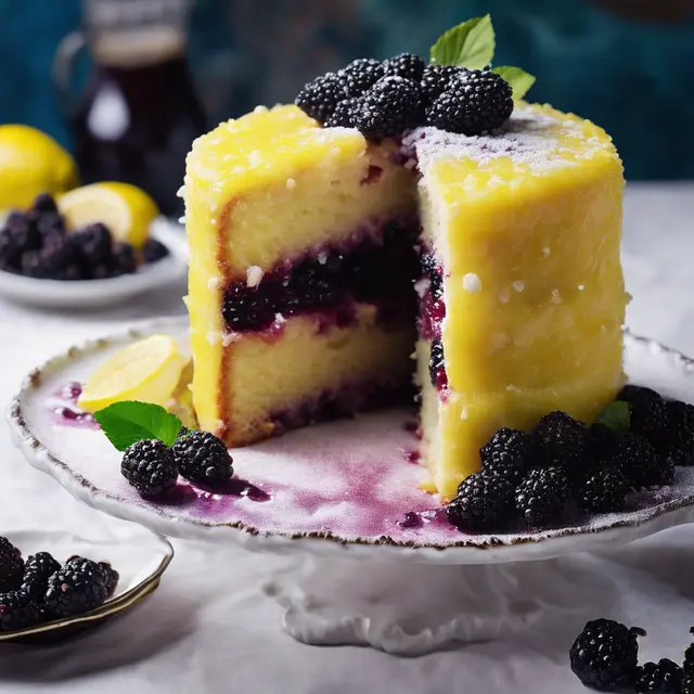 Foto de Lemon and Blackberry Cake