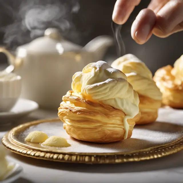 Foto de Vanilla Cream Puff Pastry