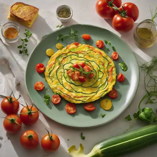 Foto de Zucchini and Tomato Omelette