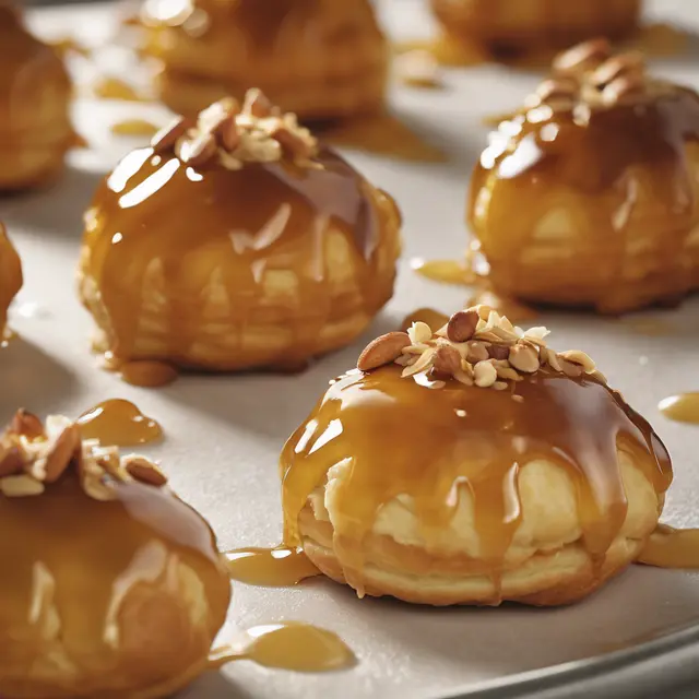 Foto de Golden Cream Puff with Honey Glaze