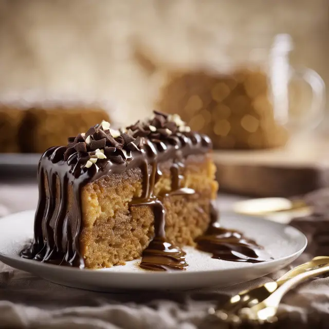 Foto de Honey Cake with Chocolate Topping