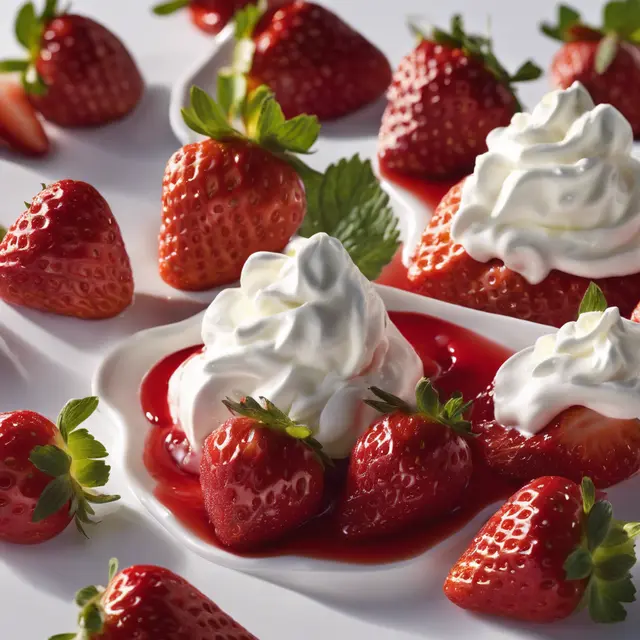 Foto de Strawberries with Whipped Cream